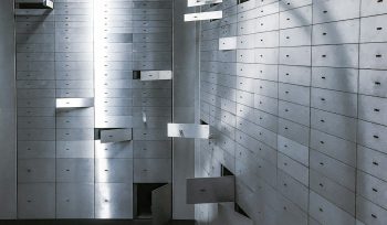 a room that has a bunch of drawers in it