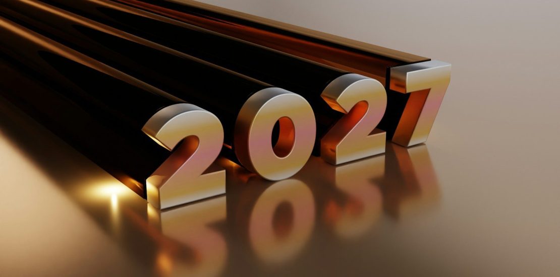 Inheritance Tax on Pensions 2027 gold metalic numbers