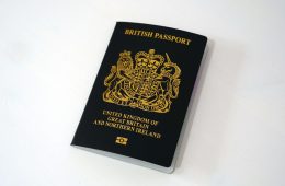 black and gold passport bool for UK Inheritance Tax